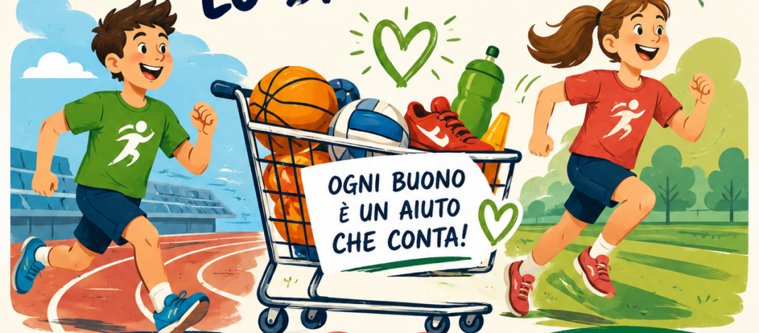 🛒🏃 <strong>Buoni per la spesa. Buonissimi per lo sport!</strong>
